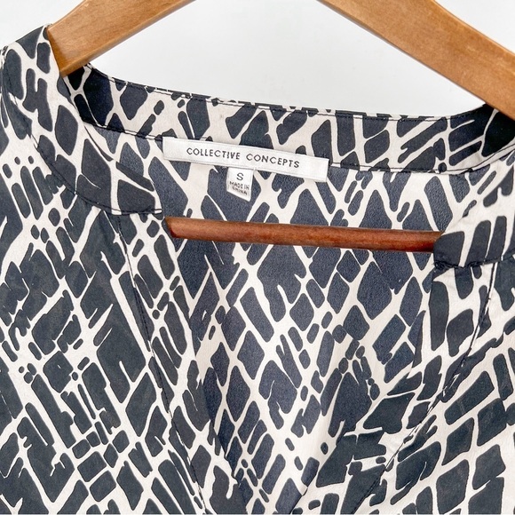 Collective Concepts black and white blouse - Picture 3 of 9